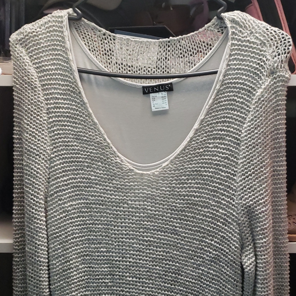 Venus lace knit dress